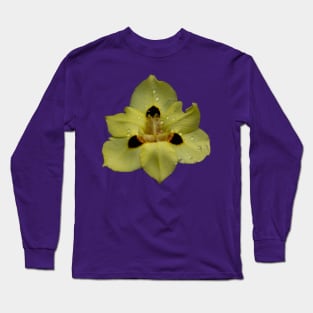 Yellow Pansy Long Sleeve T-Shirt